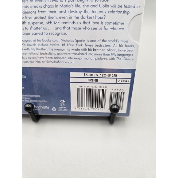 See Me by Nicholas Sparks Audio book CD Read by Christopher Ryan Grant - Picture 3 of 3